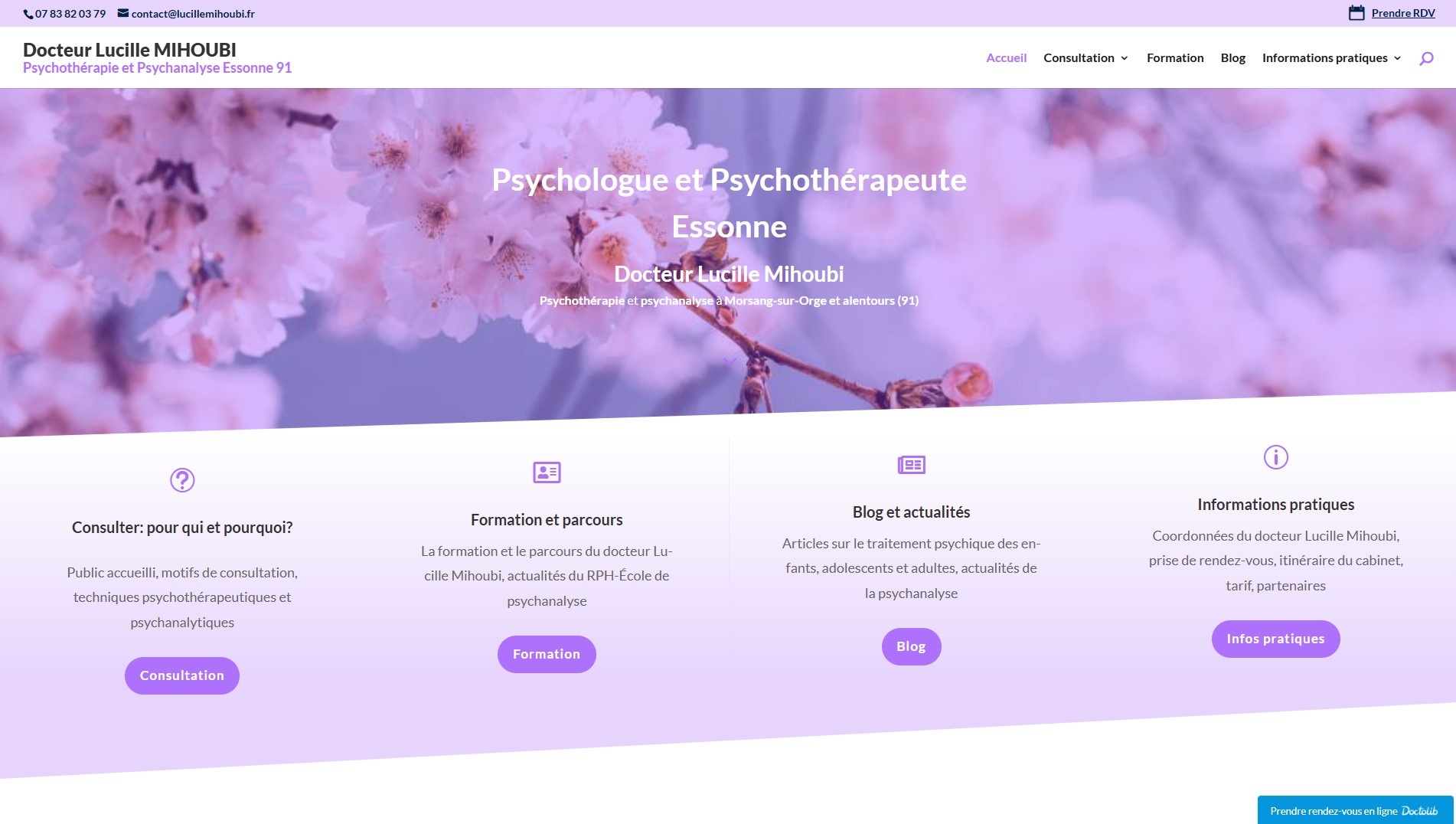 site web psychologue lucille mihoubi