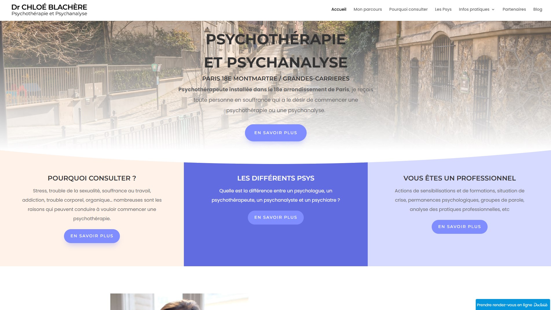 site web psychologue paris 18 Chloe Blachere